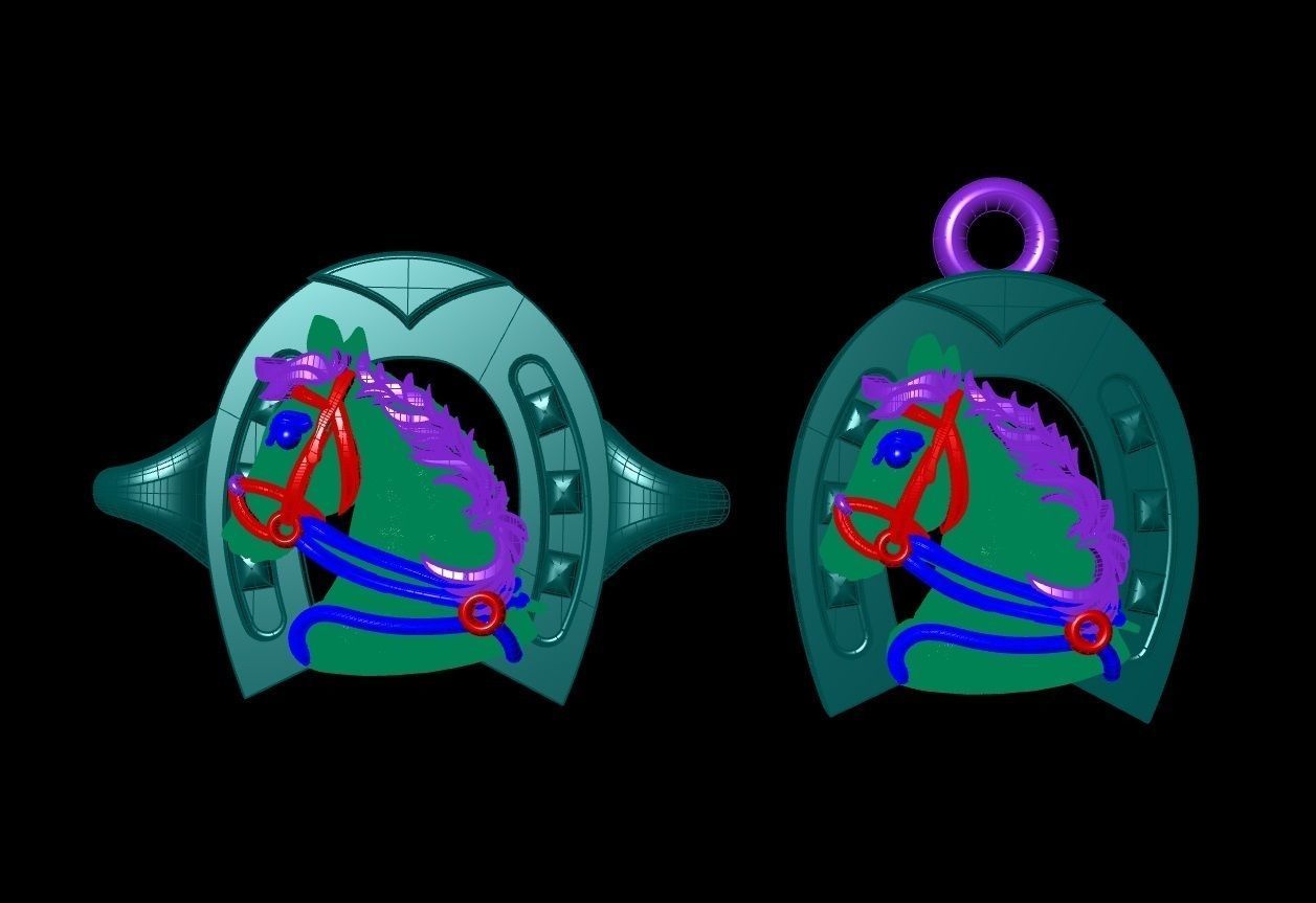 DIJE PULSERA CABALLO 3D print model_6