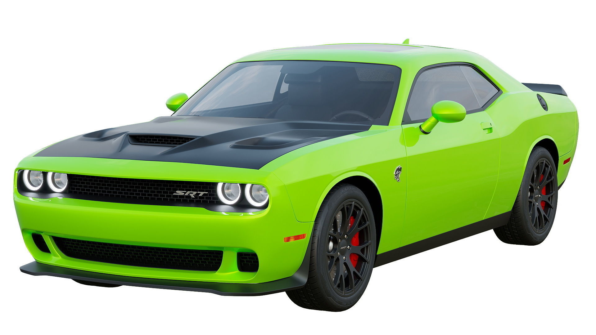 Dodge Challenger SRT Hellcat and  Demon 3D model_2