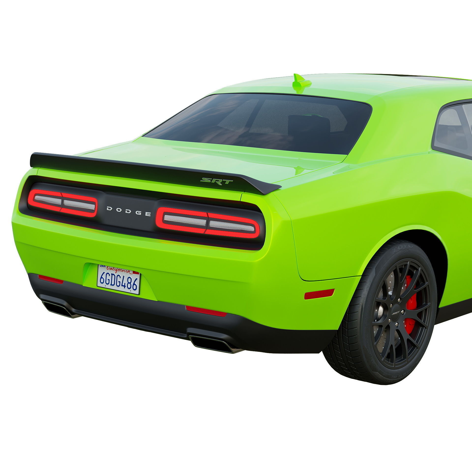 Dodge Challenger SRT Hellcat and  Demon 3D model_6