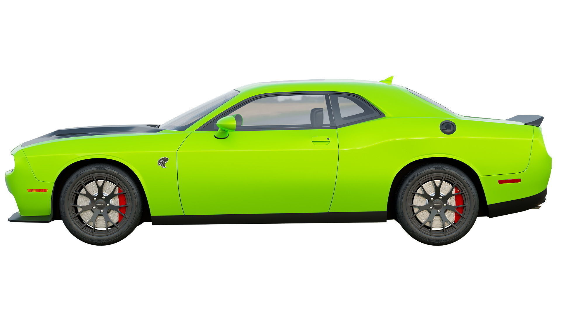 Dodge Challenger SRT Hellcat and  Demon 3D model_4