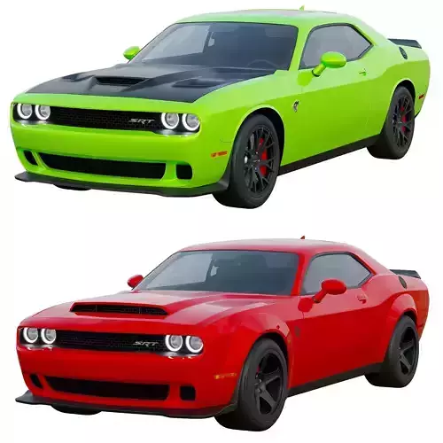 Dodge Challenger SRT Hellcat and  Demon 3D model