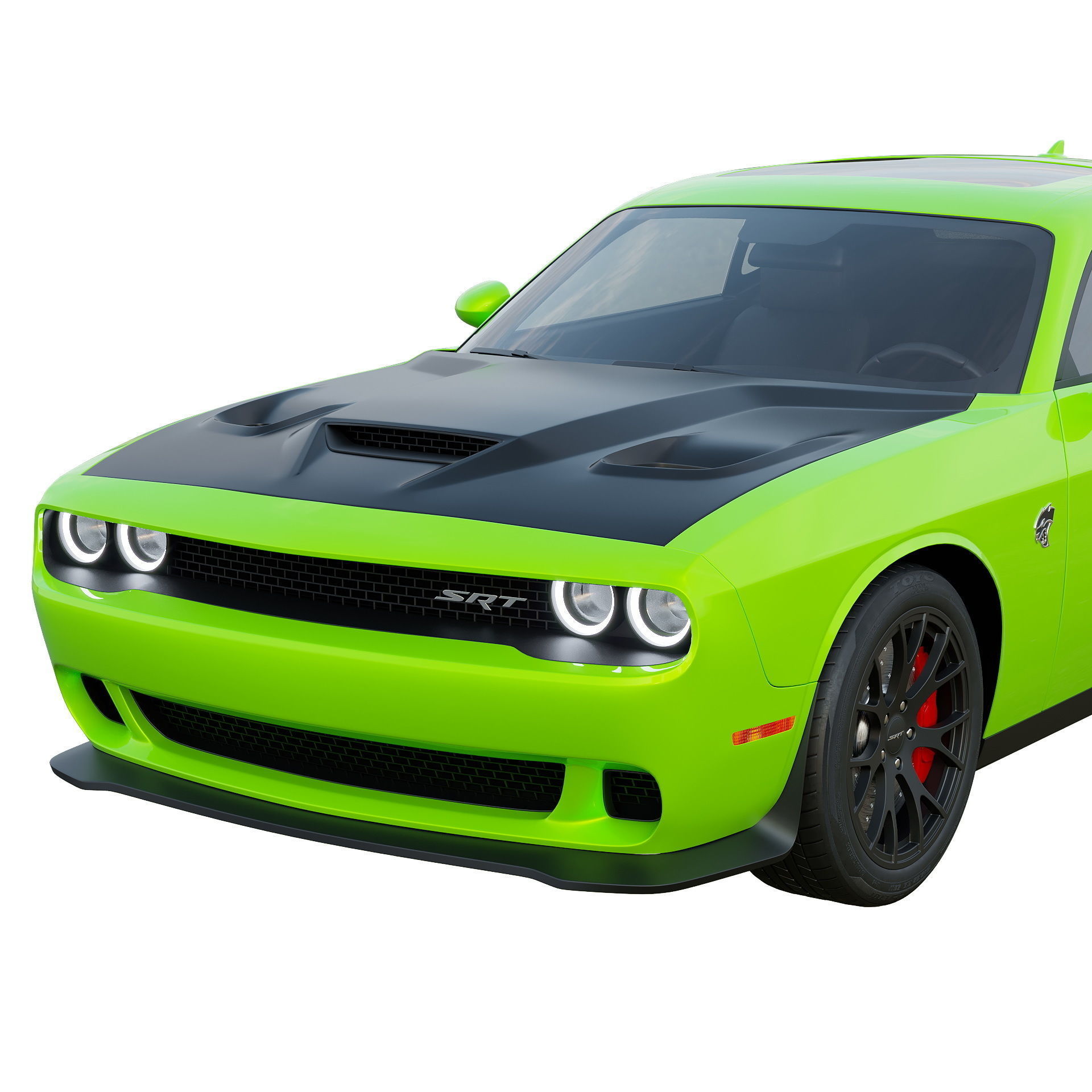 Dodge Challenger SRT Hellcat and  Demon 3D model_16