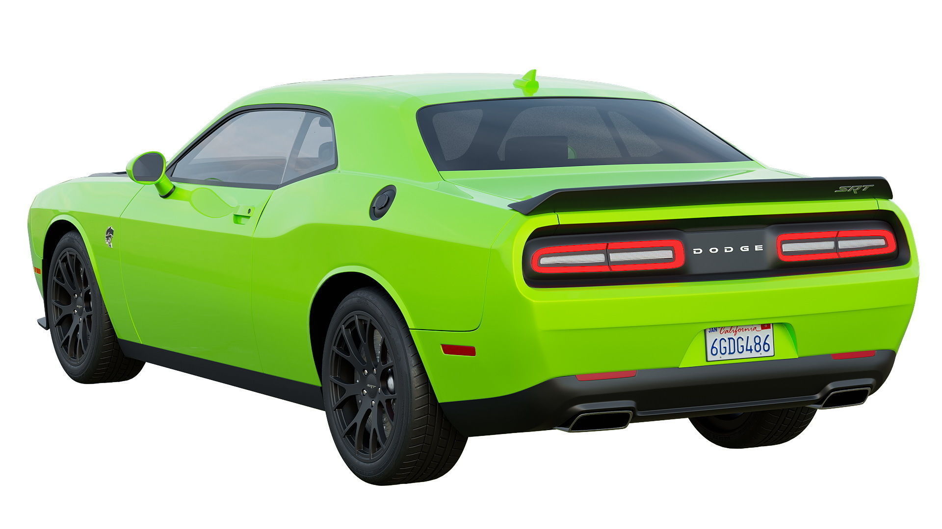 Dodge Challenger SRT Hellcat and  Demon 3D model_3