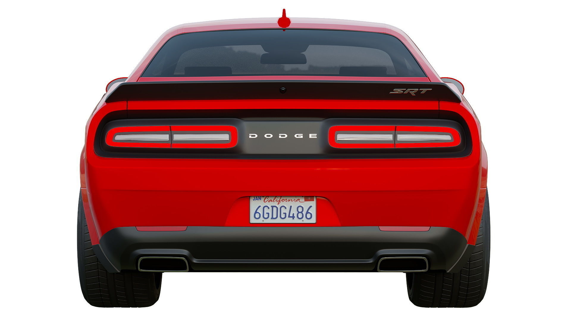 Dodge Challenger SRT Hellcat and  Demon 3D model_14