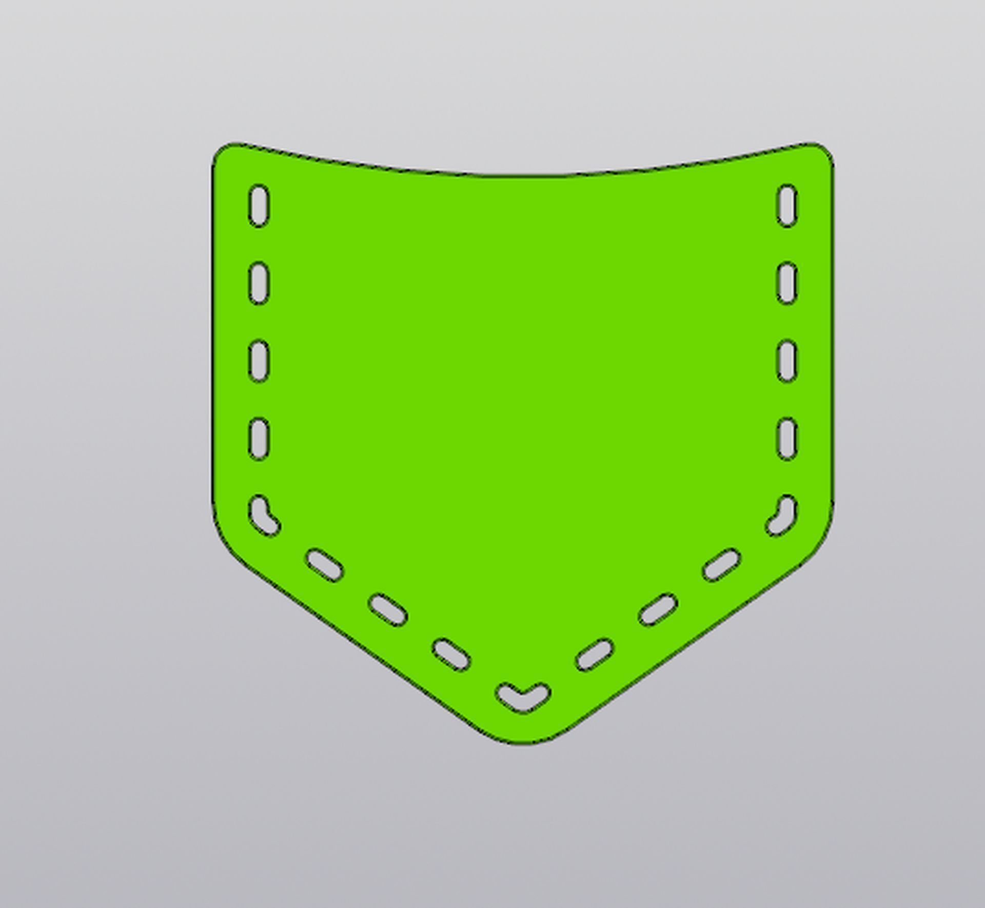 Organizer with pockets 3D print model_15