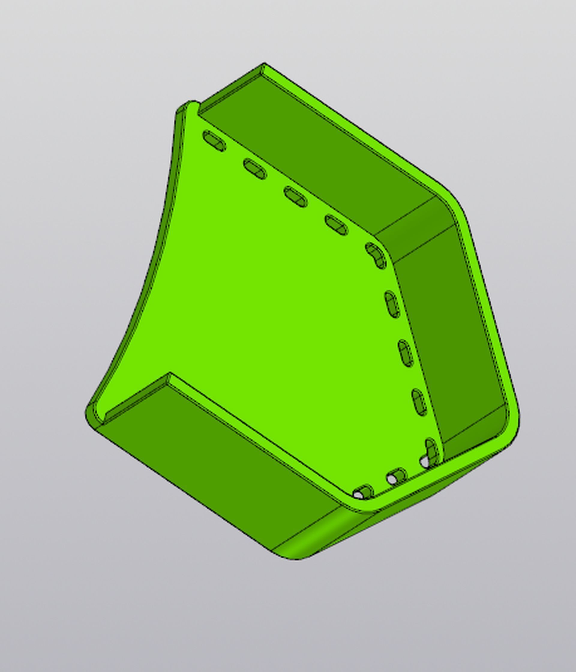 Organizer with pockets 3D print model_17