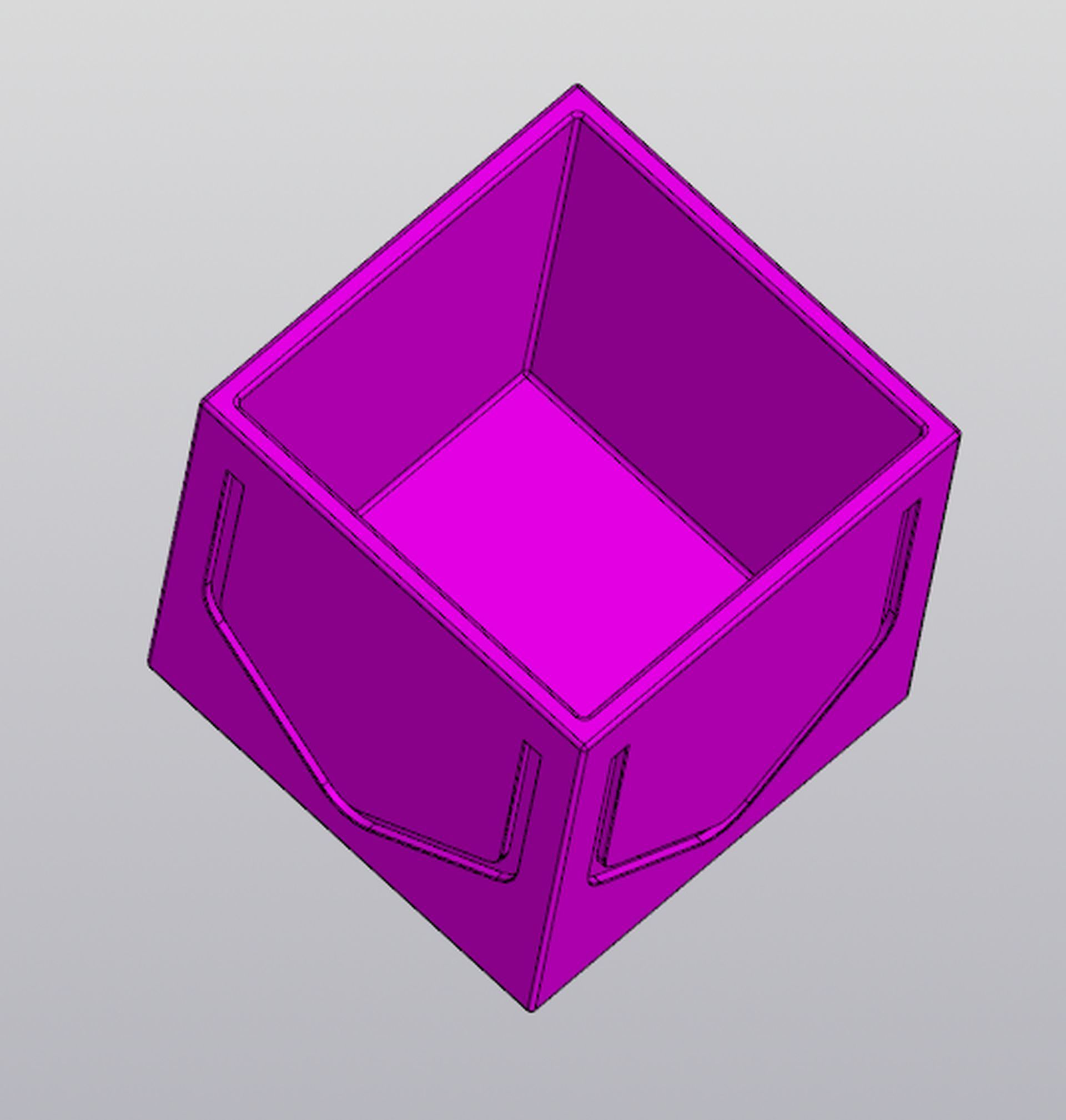 Organizer with pockets 3D print model_10