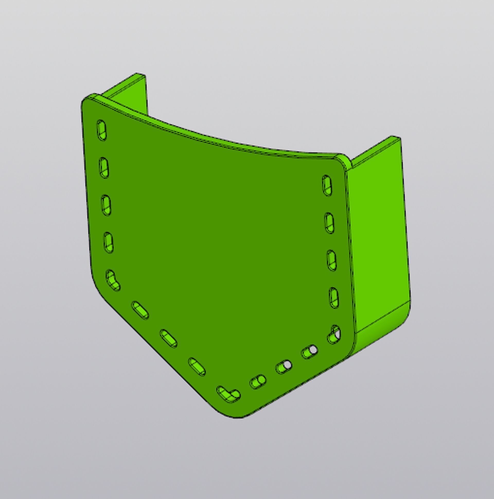 Organizer with pockets 3D print model_16