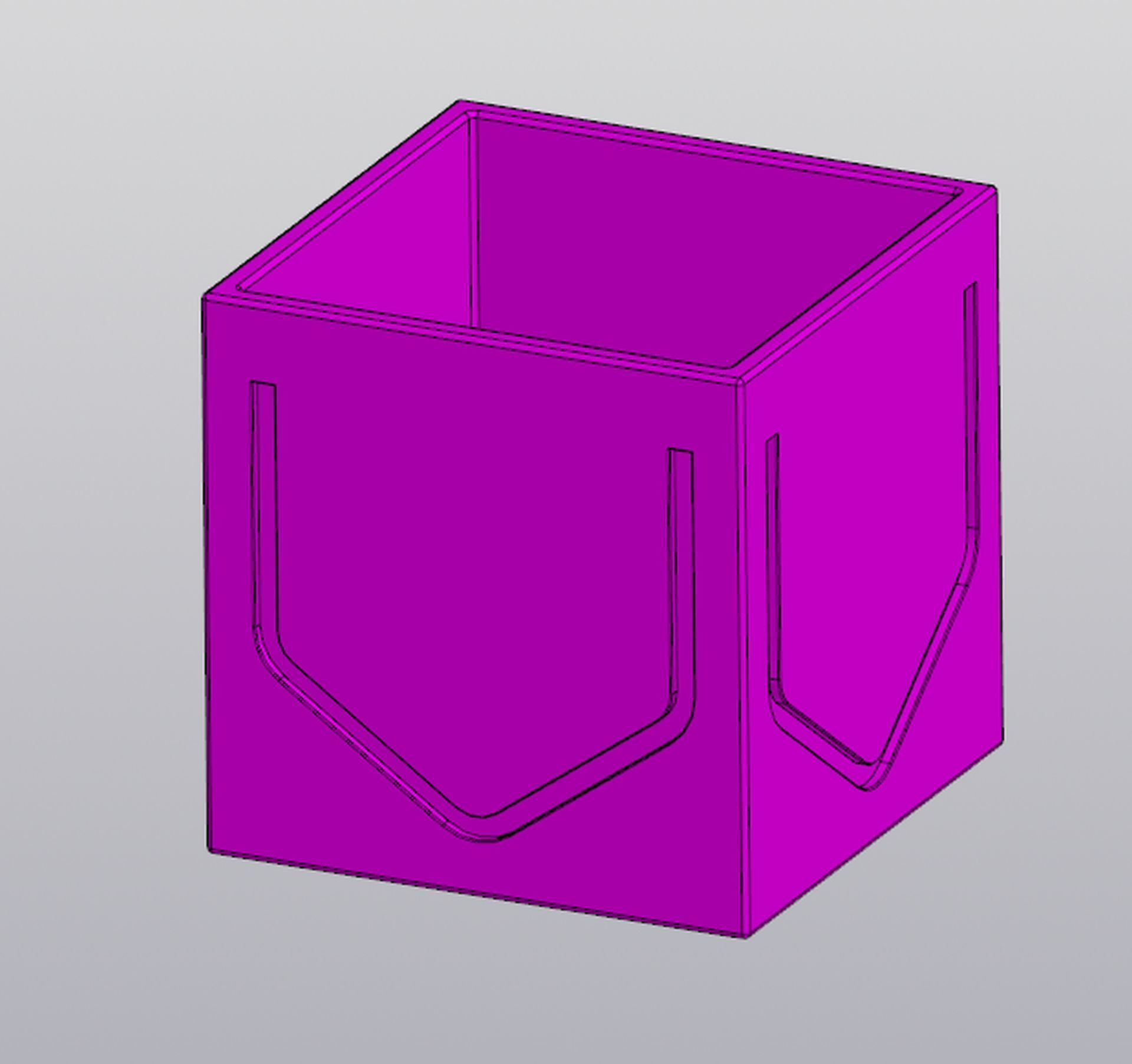 Organizer with pockets 3D print model_8