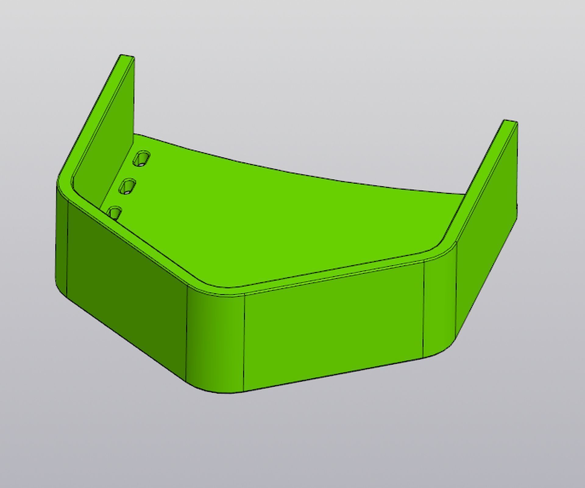 Organizer with pockets 3D print model_20