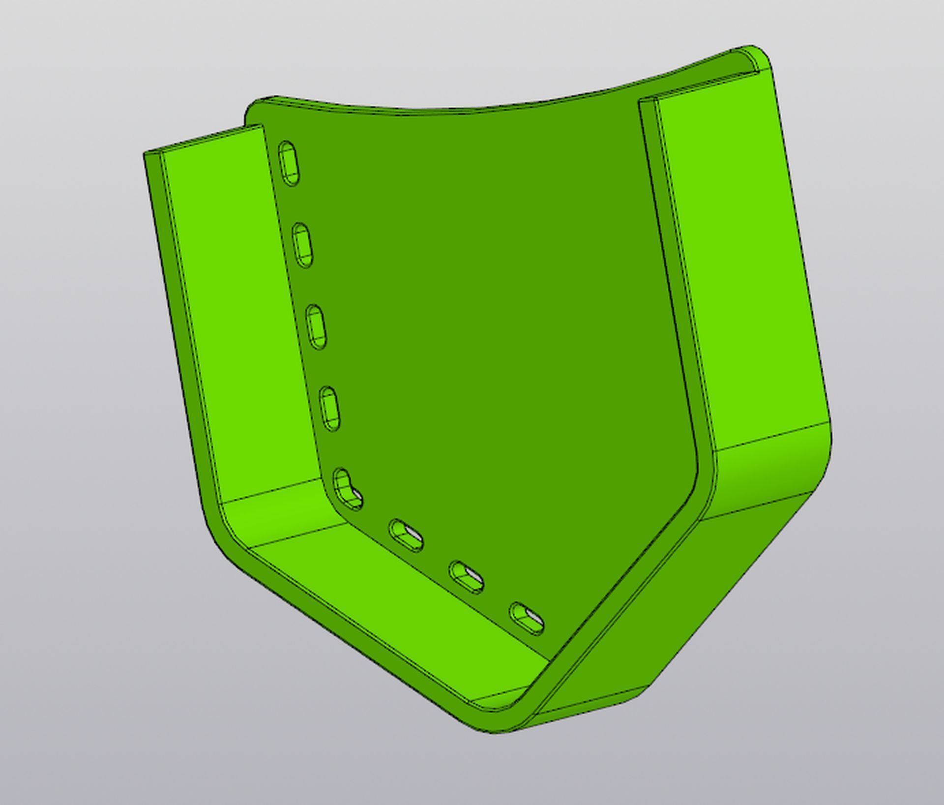 Organizer with pockets 3D print model_18
