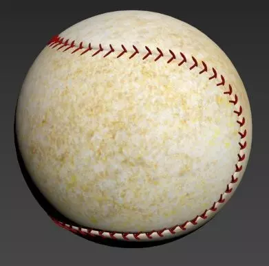 The Baseball 3D model_0
