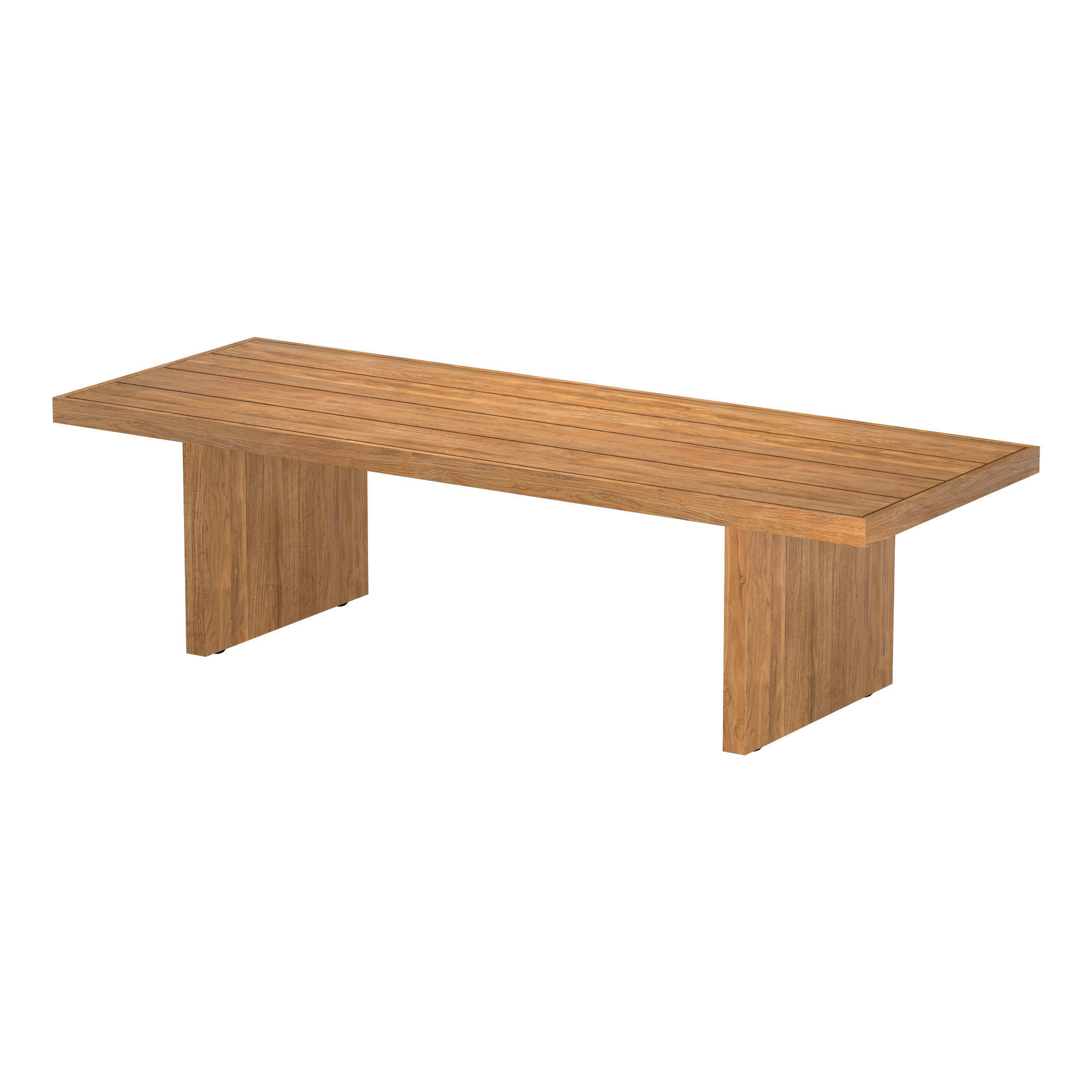CAPE TOWN TEAK RECTANGULAR DINING TABLE 3D model_3