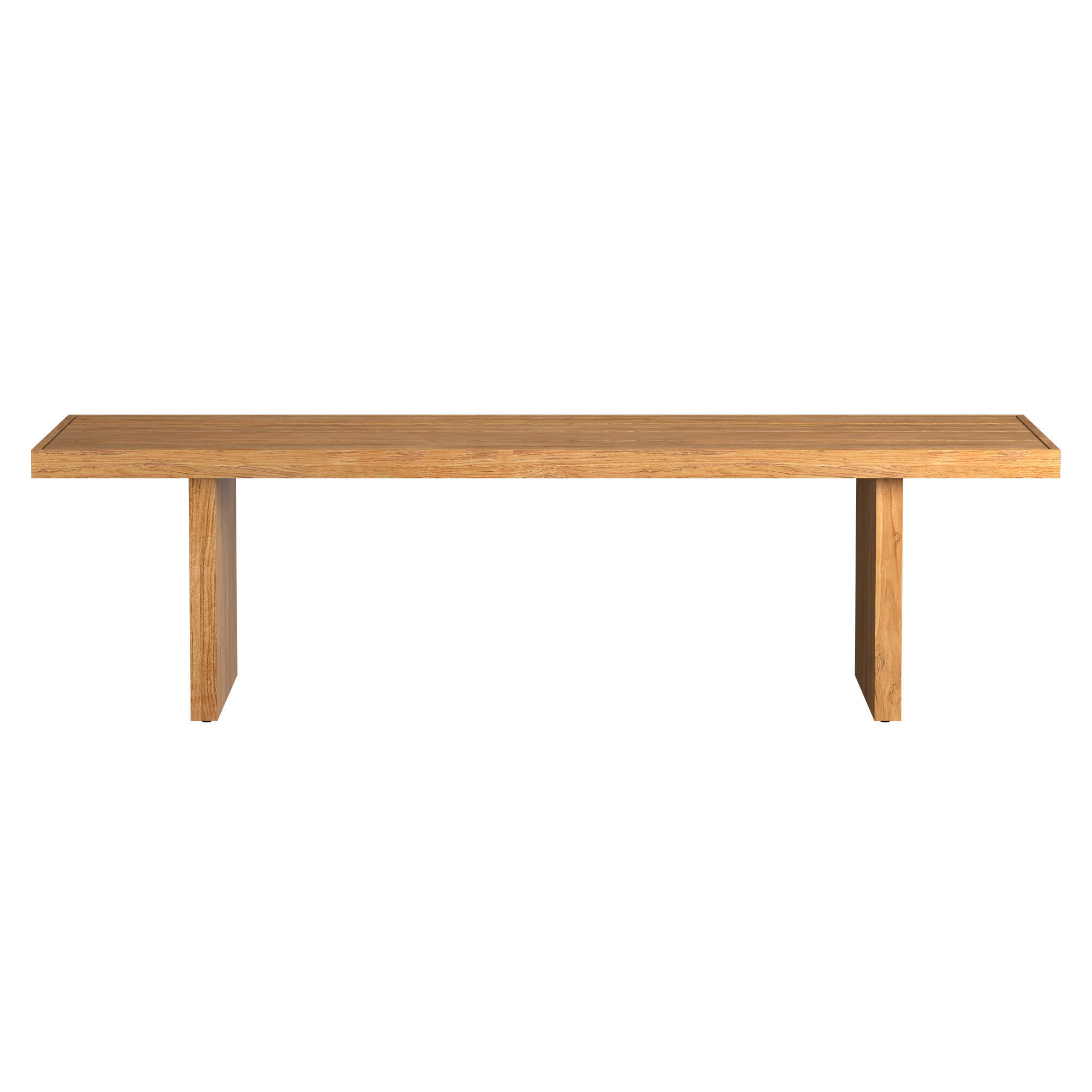 CAPE TOWN TEAK RECTANGULAR DINING TABLE 3D model_2