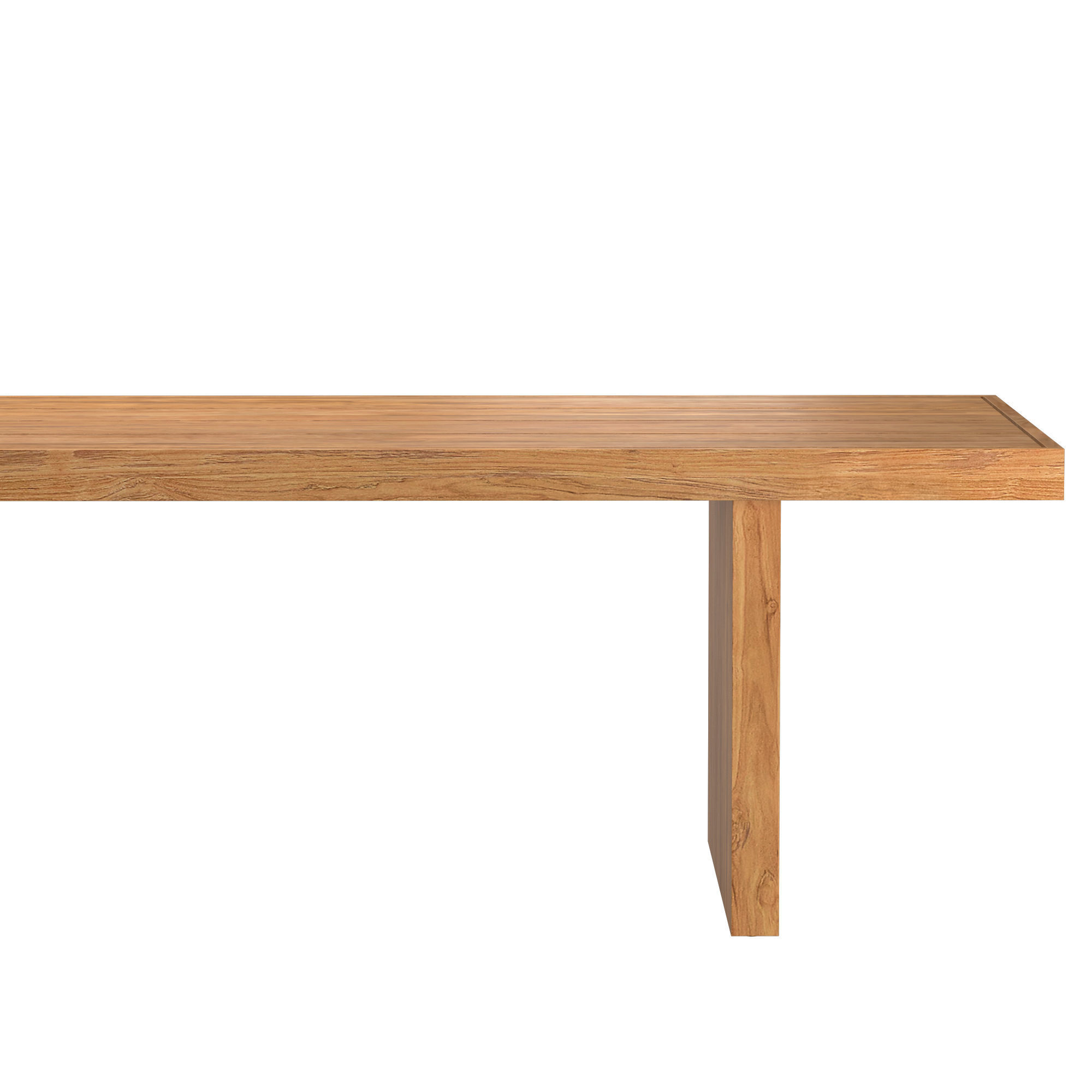 CAPE TOWN TEAK RECTANGULAR DINING TABLE 3D model_4