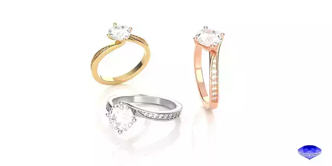 Diamond Solitaire Engagement Ring