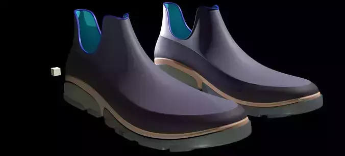 Blank Canvas Shoes size 12us 3D print model