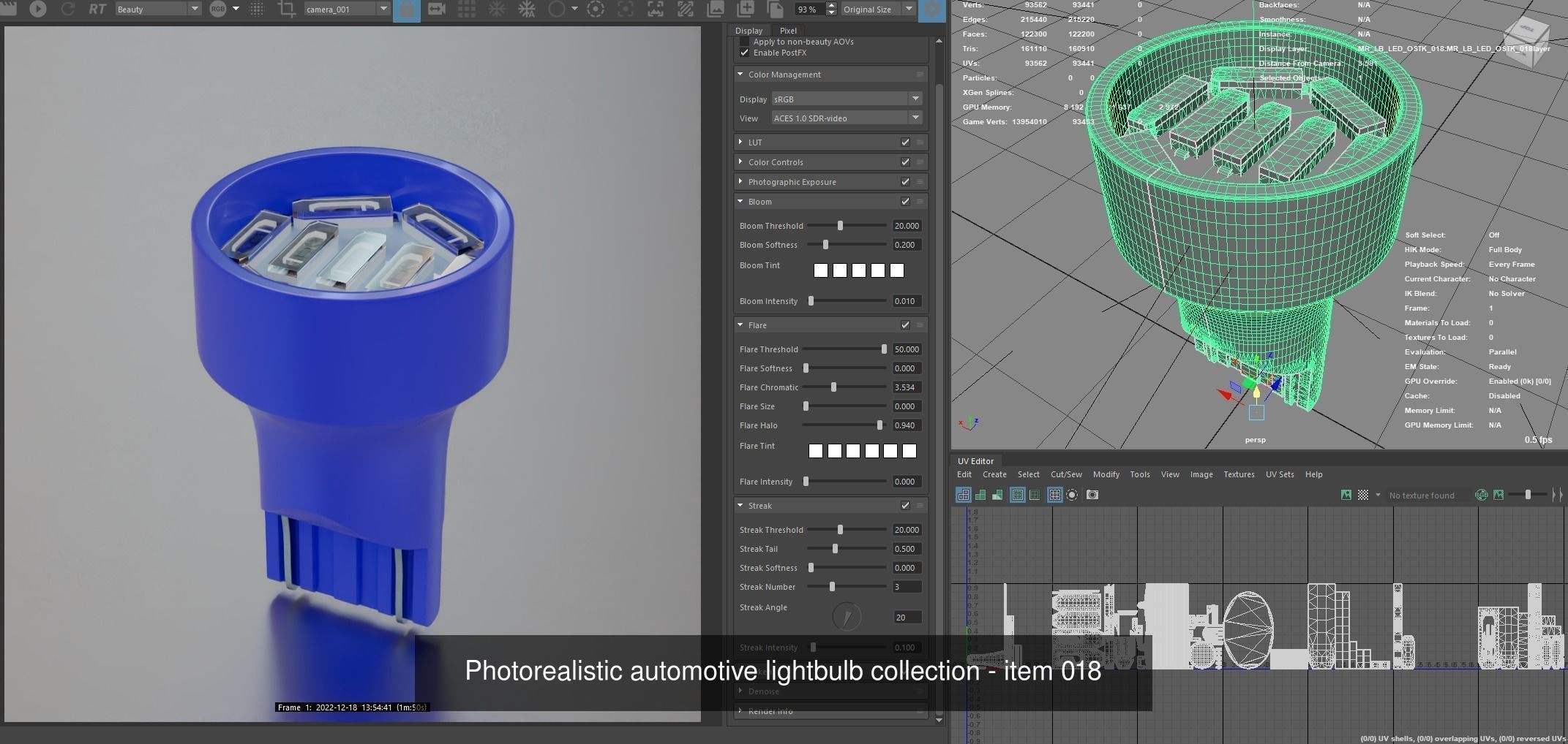Automotive lighhtbulbs 3D Model Collection_17