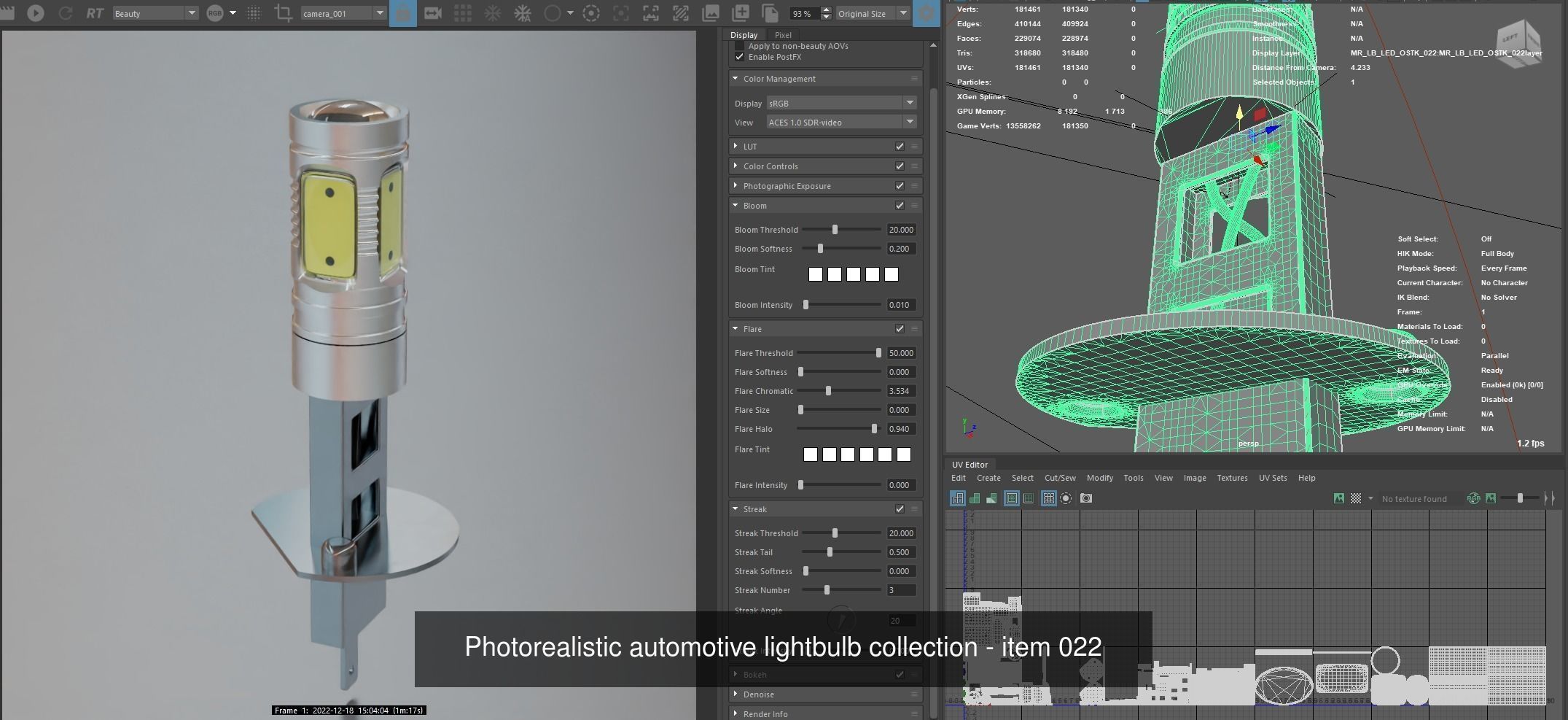 Automotive lighhtbulbs 3D Model Collection_20