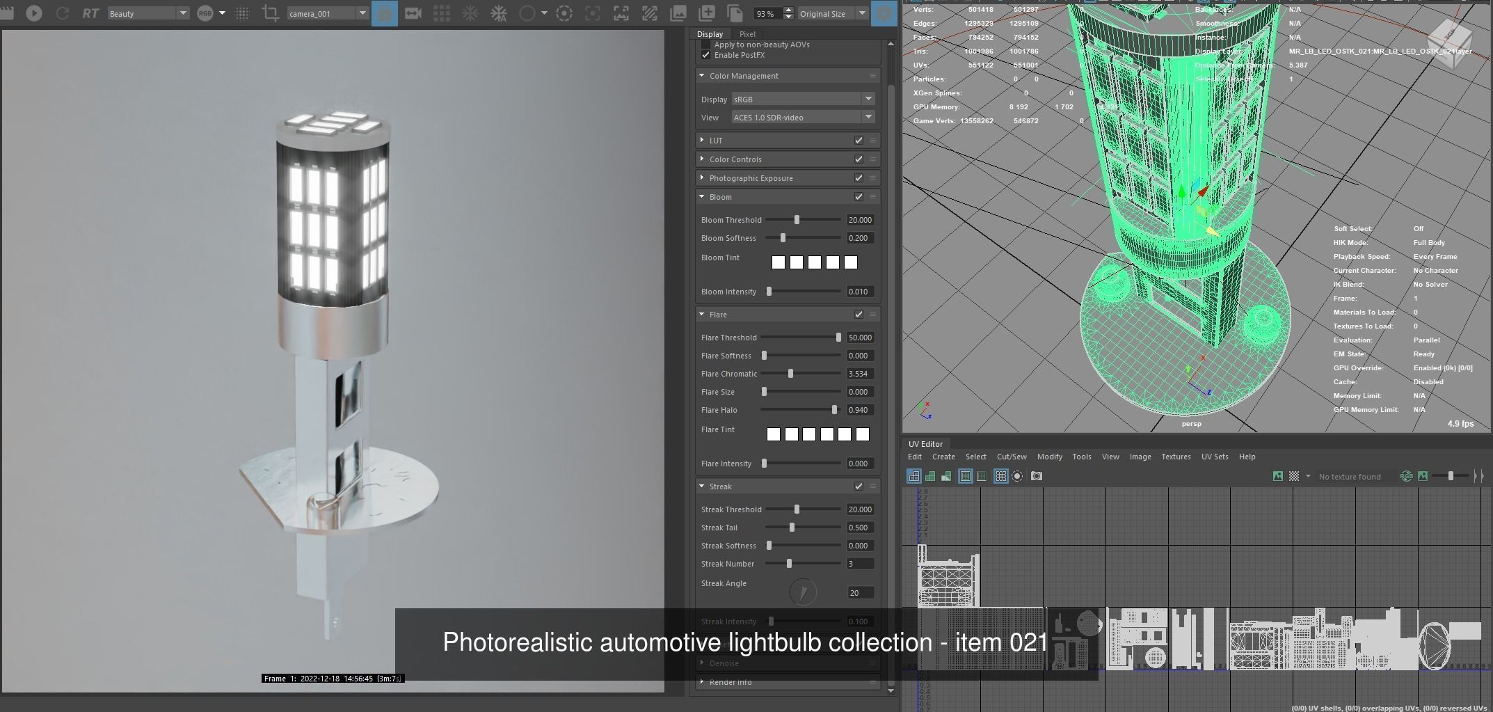 Automotive lighhtbulbs 3D Model Collection_19