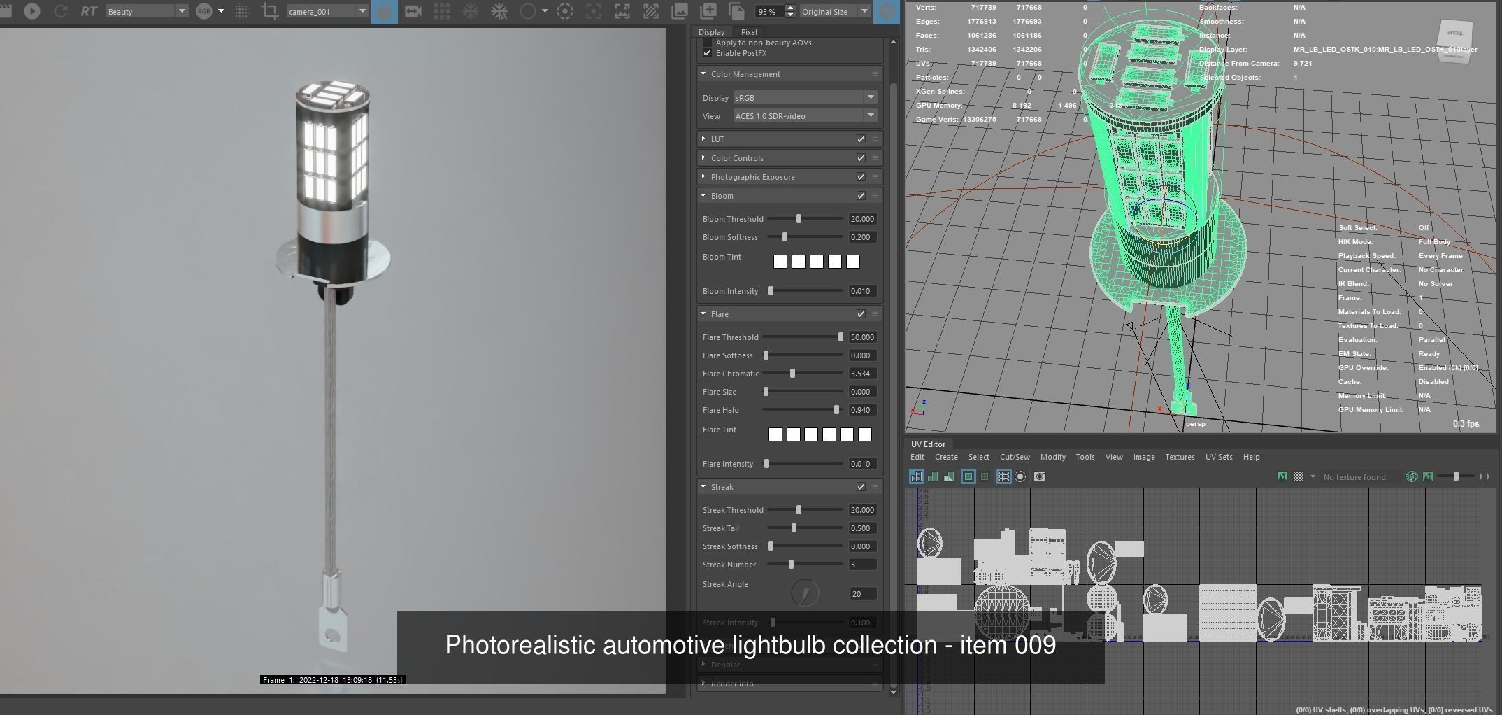 Automotive lighhtbulbs 3D Model Collection_11