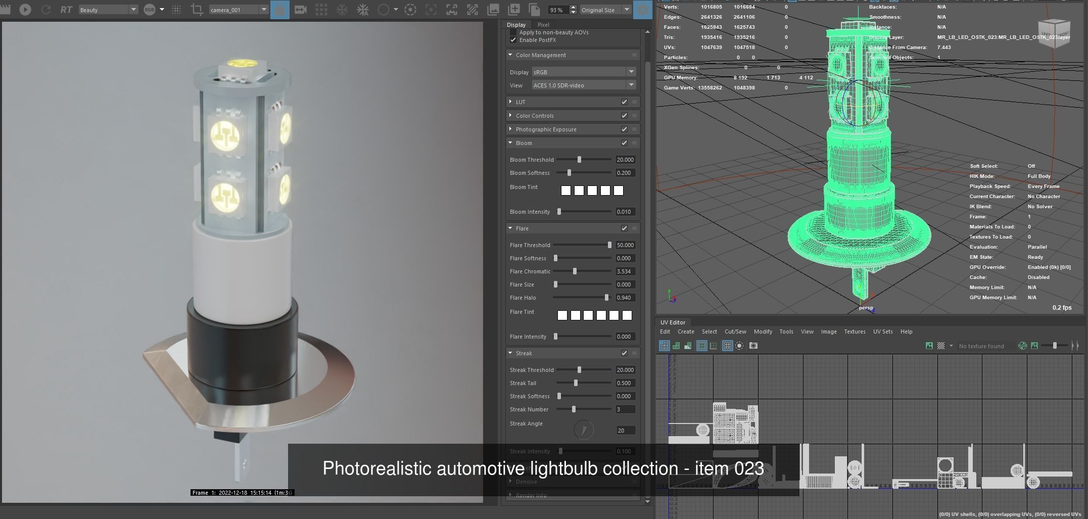 Automotive lighhtbulbs 3D Model Collection_21