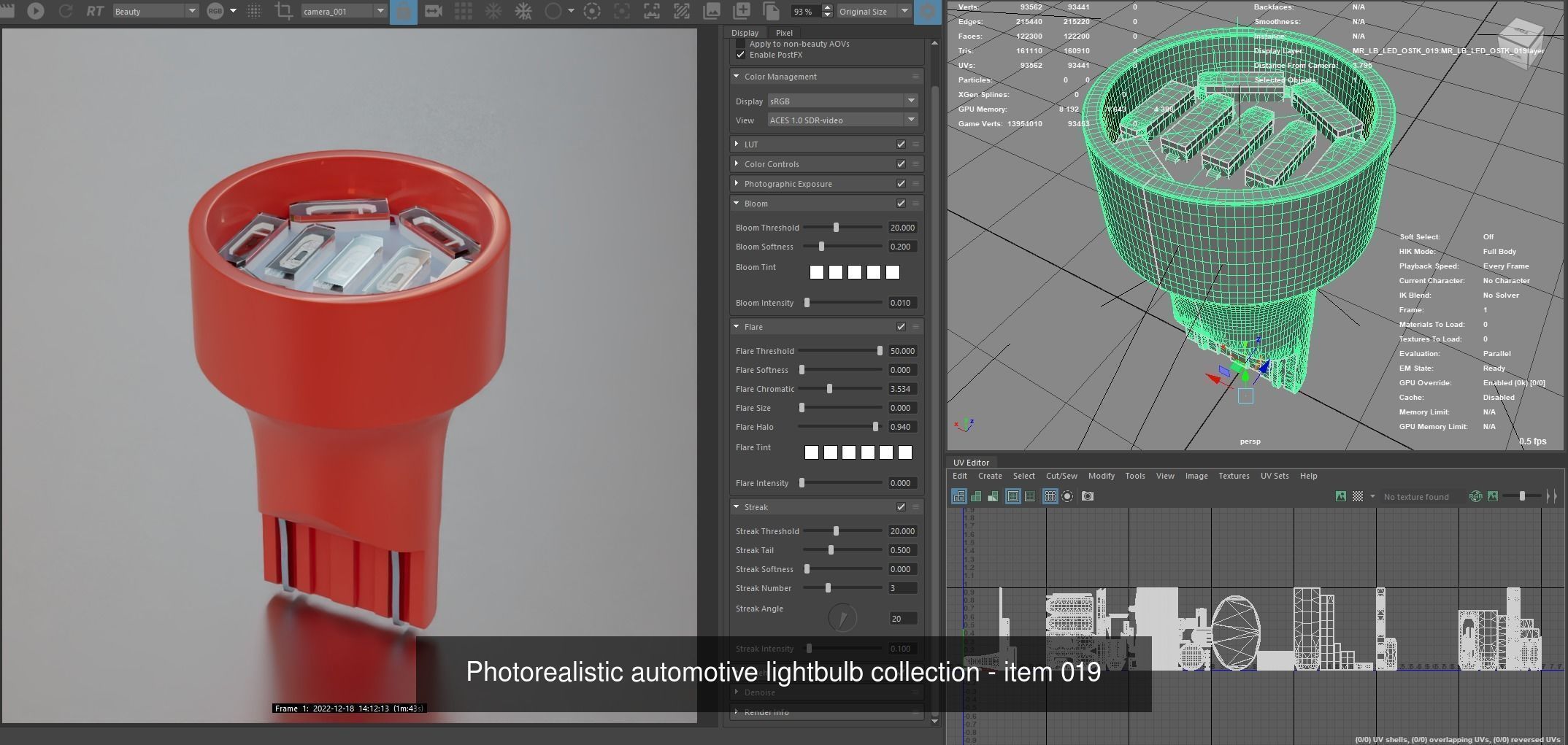 Automotive lighhtbulbs 3D Model Collection_18
