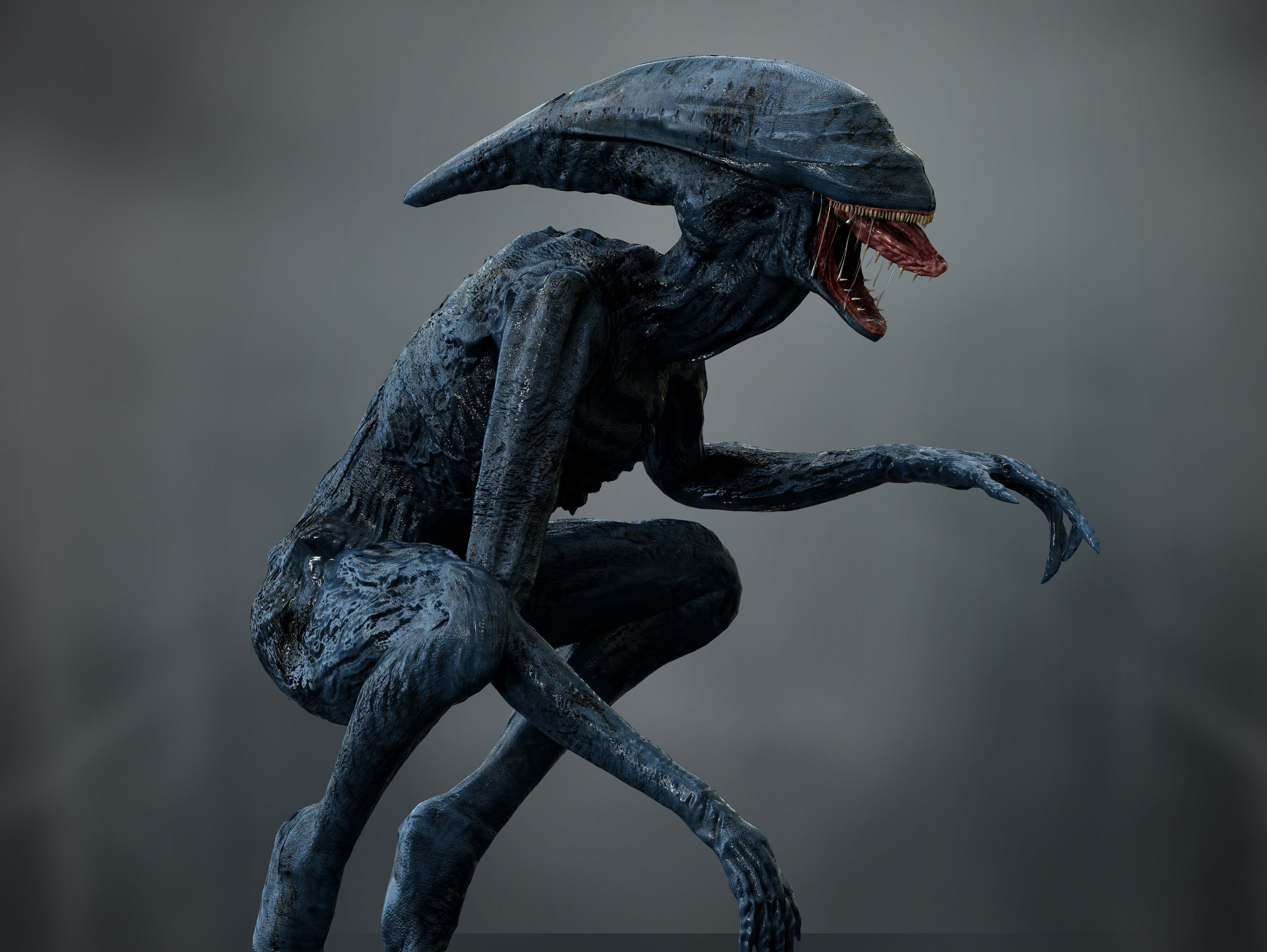 Deacon Low-poly 3D model_6