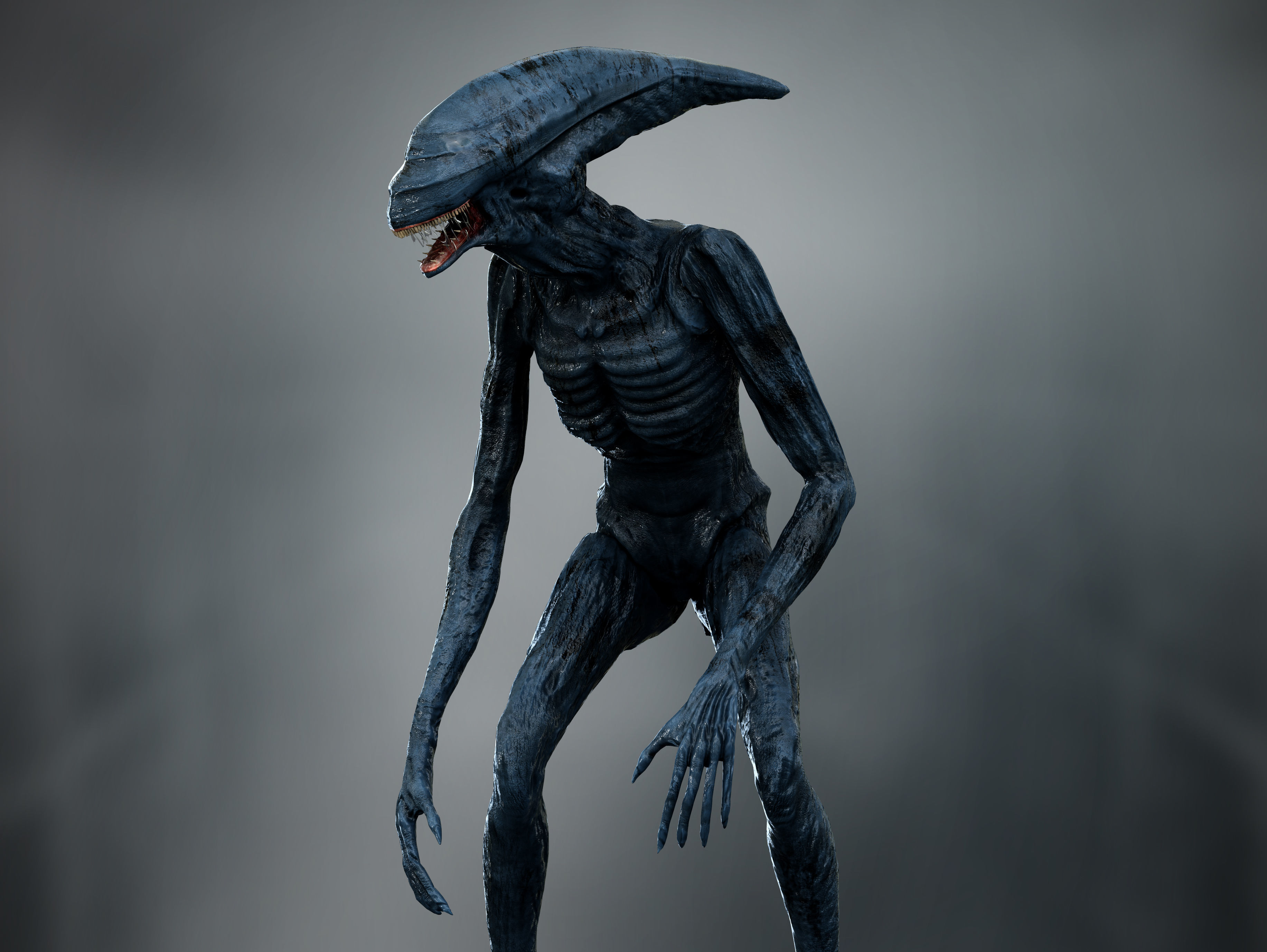 Deacon Low-poly 3D model_7