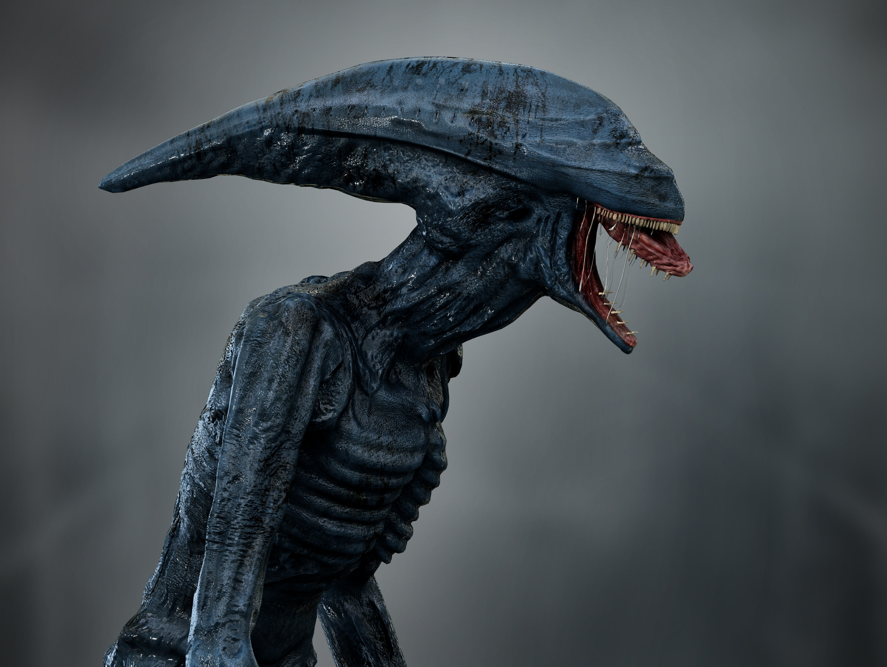 Deacon Low-poly 3D model_2