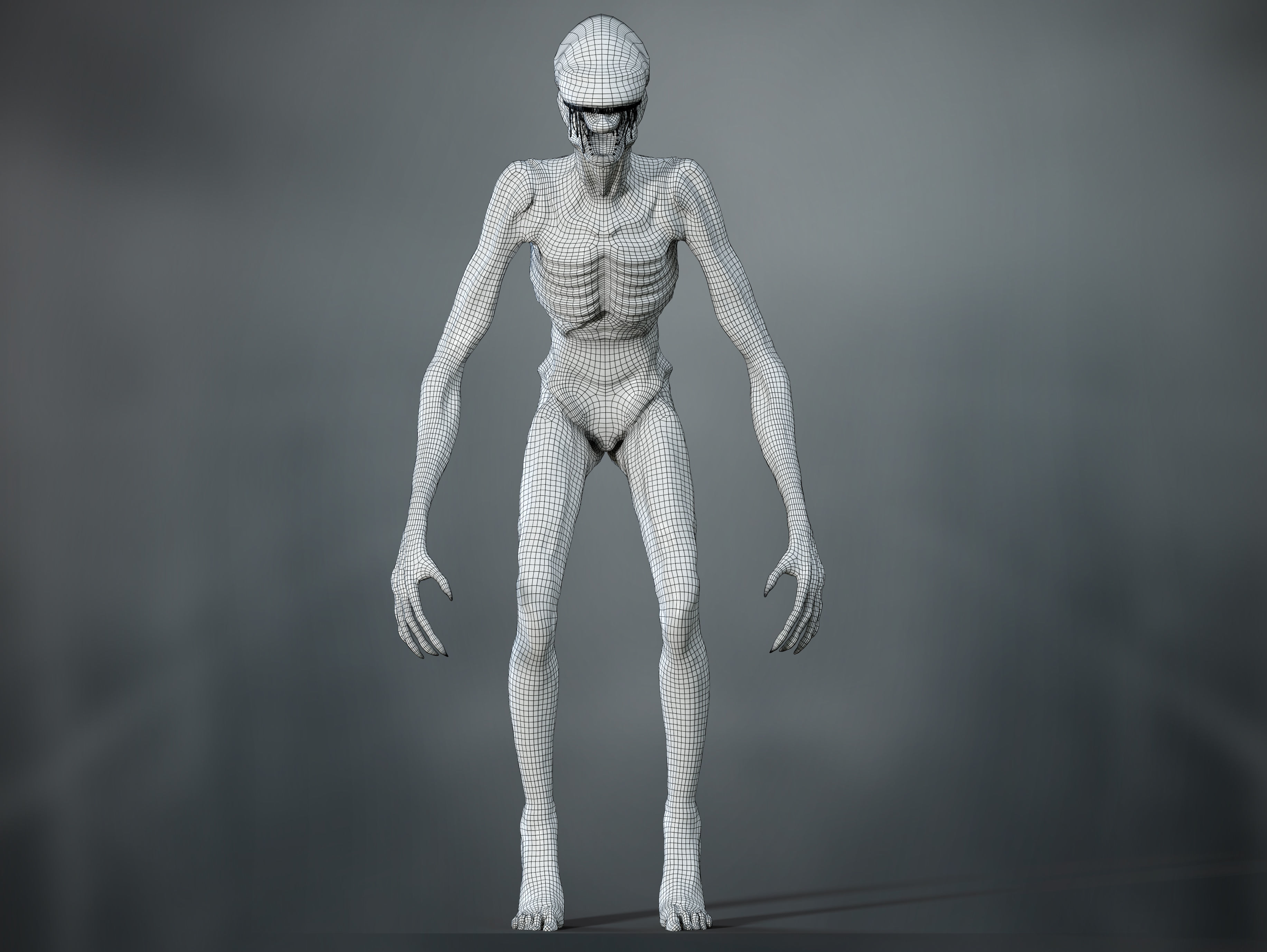 Deacon Low-poly 3D model_11