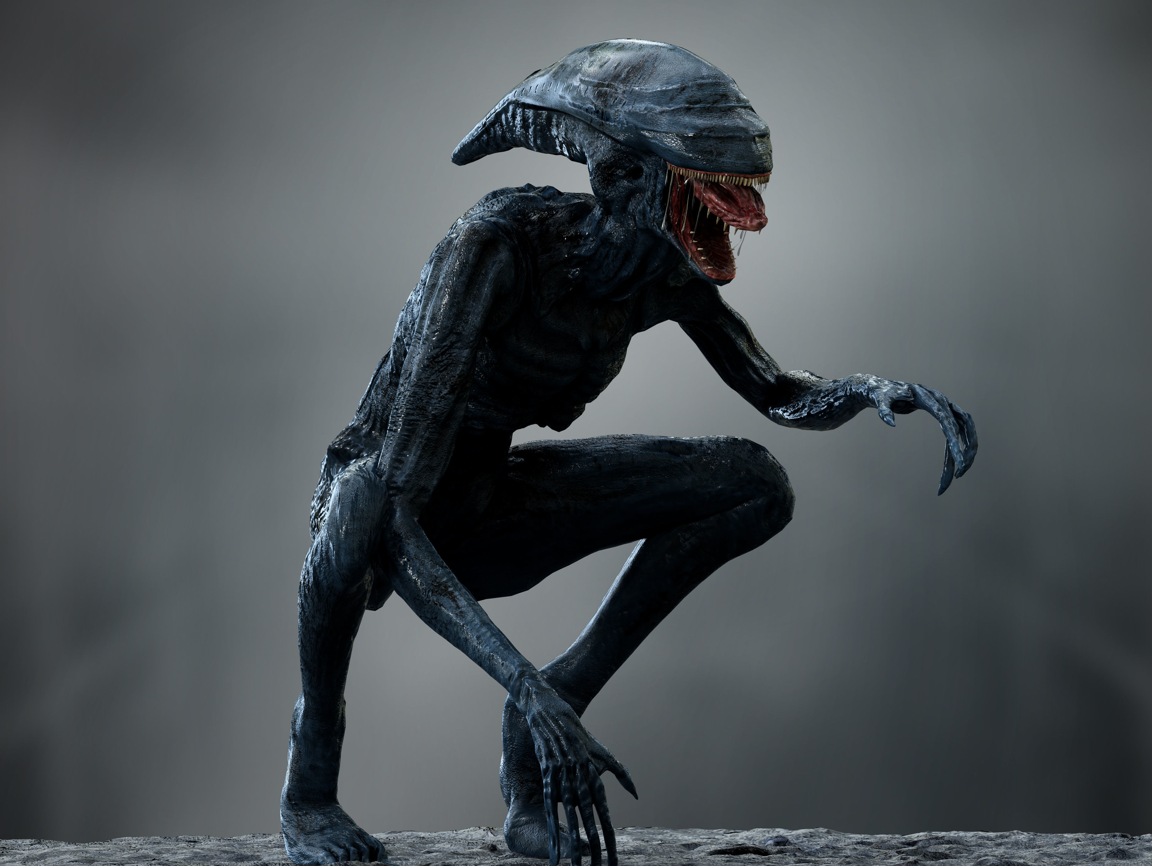 Deacon Low-poly 3D model_9