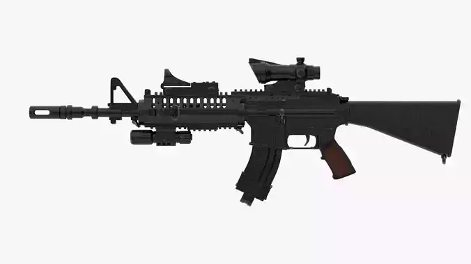 4K Realistic Machine Gun