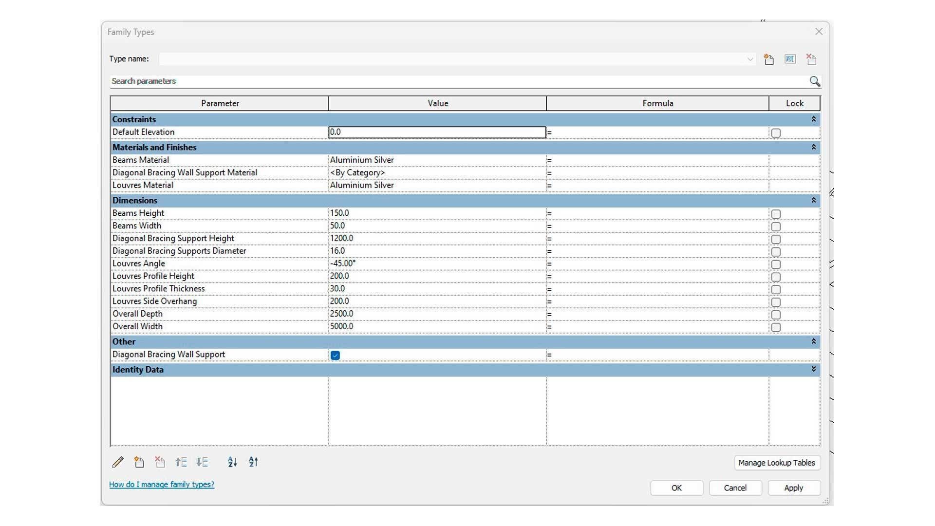 Overhang Sun Shade Louvres Cover 3D model_6
