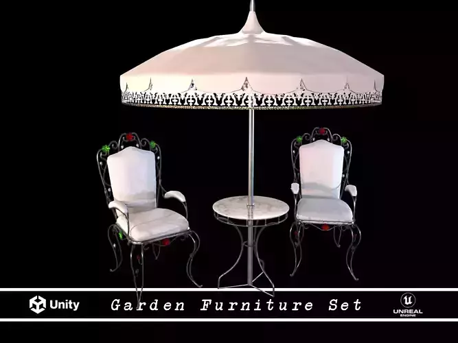 Garden Furniture - Chair and table