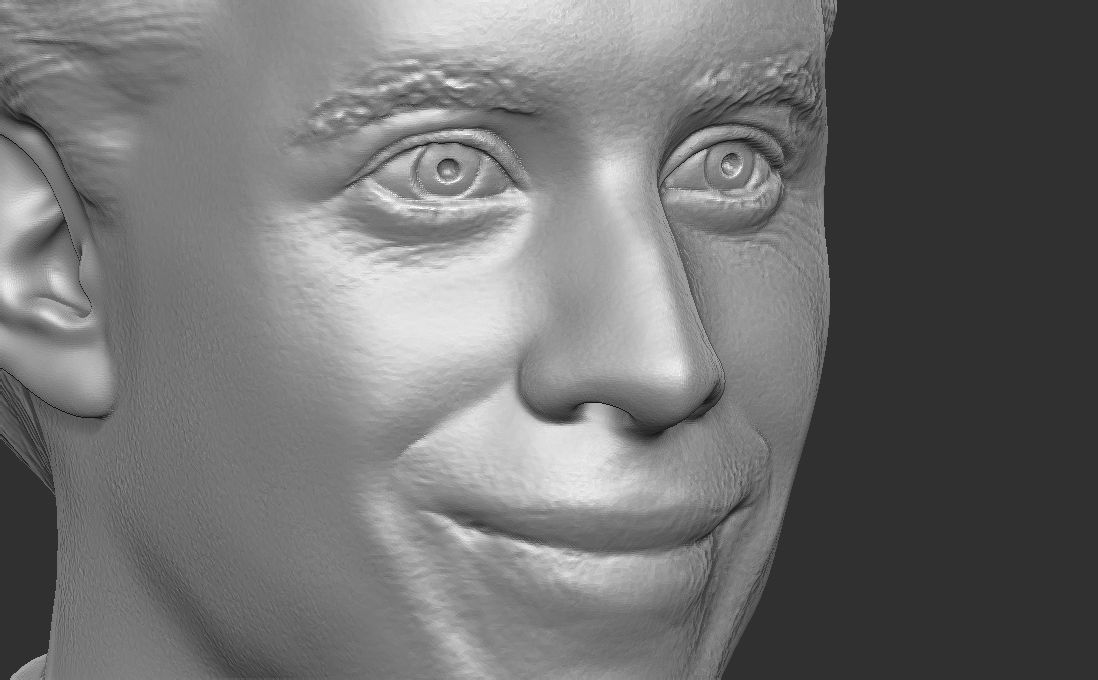 Jerry Seinfeld bust for 3D printing 3D print model_22