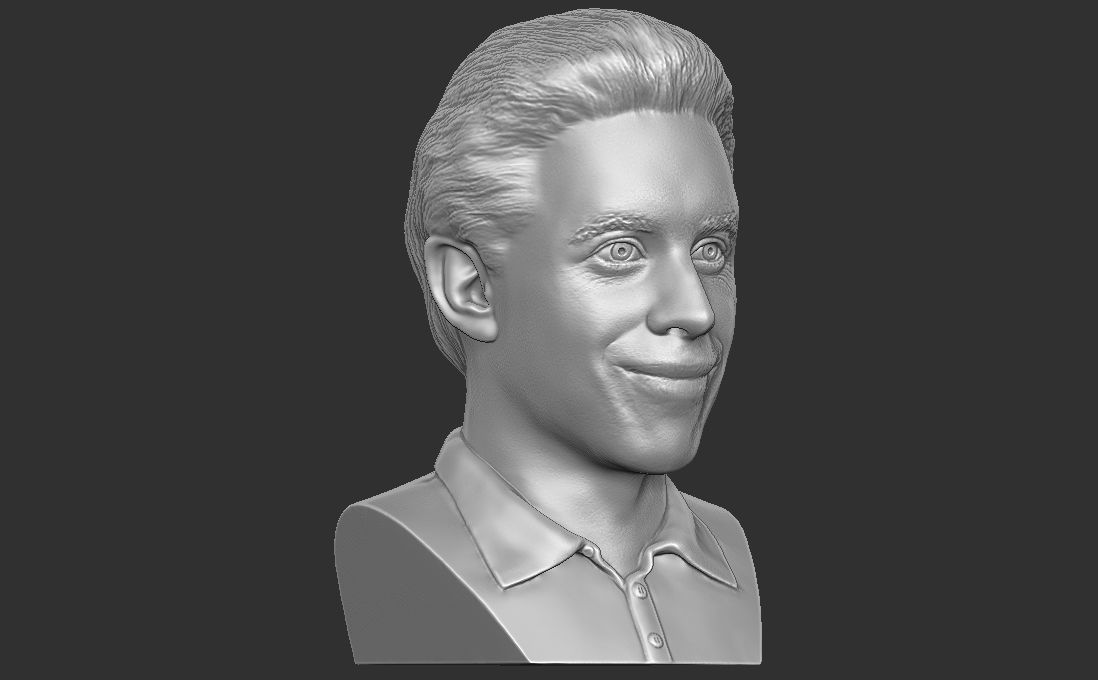Jerry Seinfeld bust for 3D printing 3D print model_18