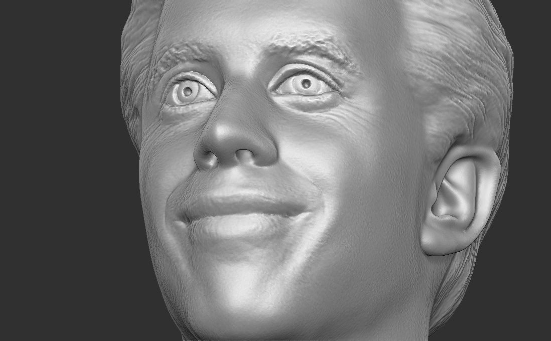 Jerry Seinfeld bust for 3D printing 3D print model_24