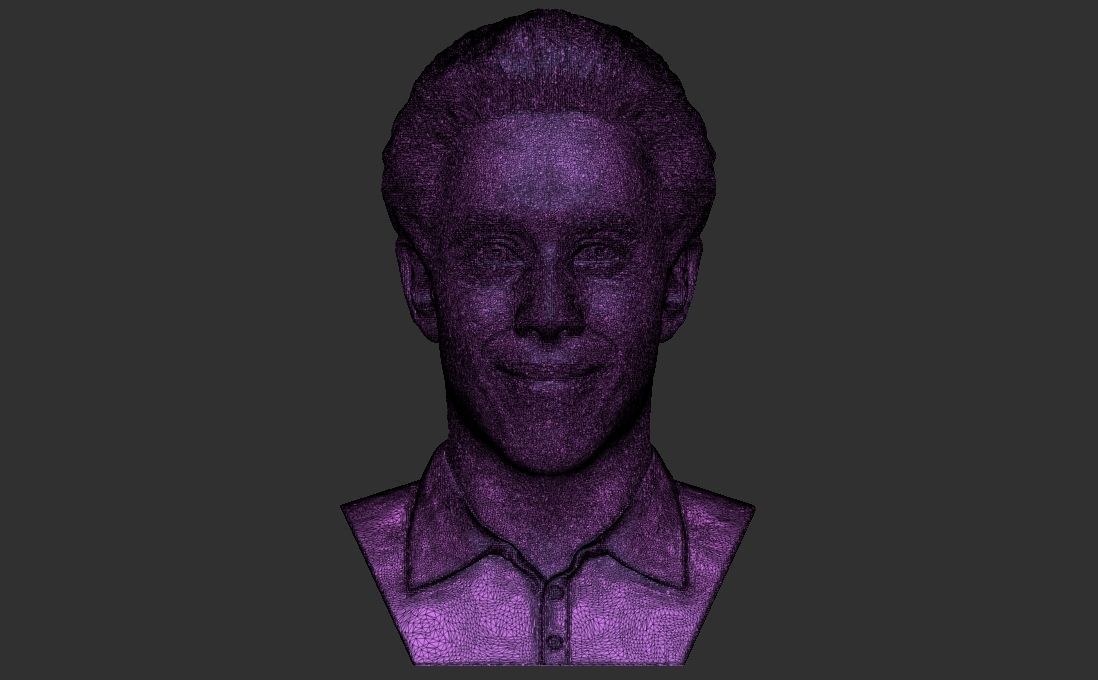 Jerry Seinfeld bust for 3D printing 3D print model_32