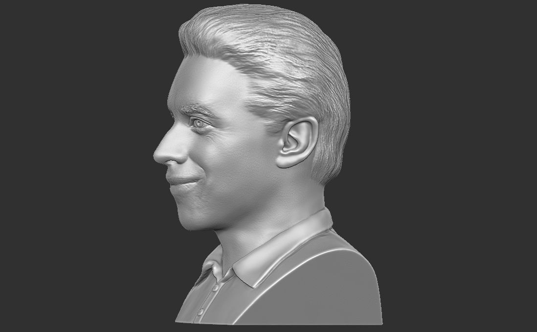 Jerry Seinfeld bust for 3D printing 3D print model_9