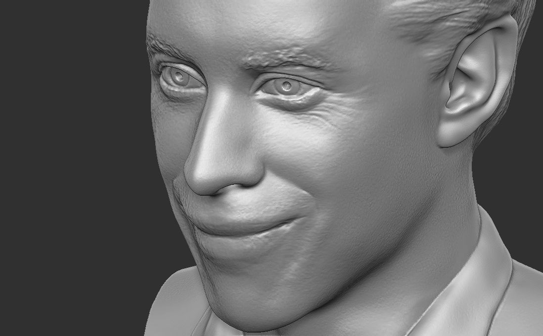 Jerry Seinfeld bust for 3D printing 3D print model_27
