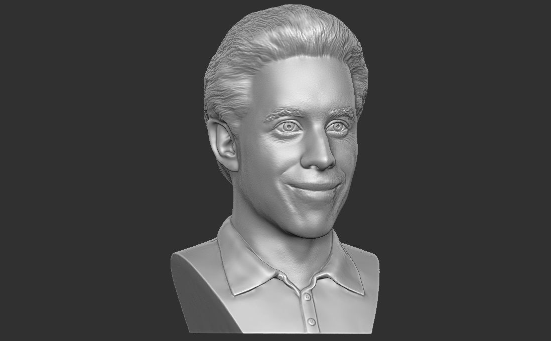 Jerry Seinfeld bust for 3D printing 3D print model_19