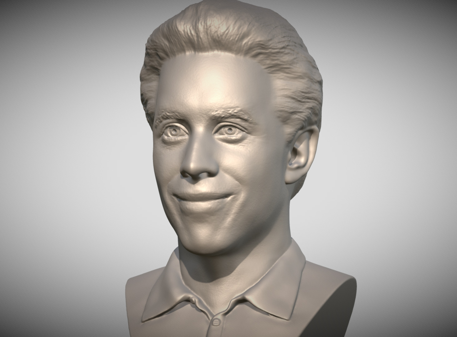 Jerry Seinfeld bust for 3D printing 3D print model_1