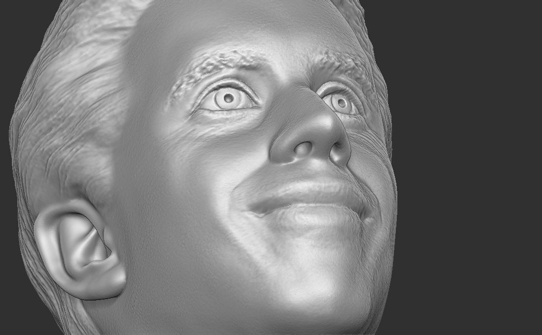 Jerry Seinfeld bust for 3D printing 3D print model_25