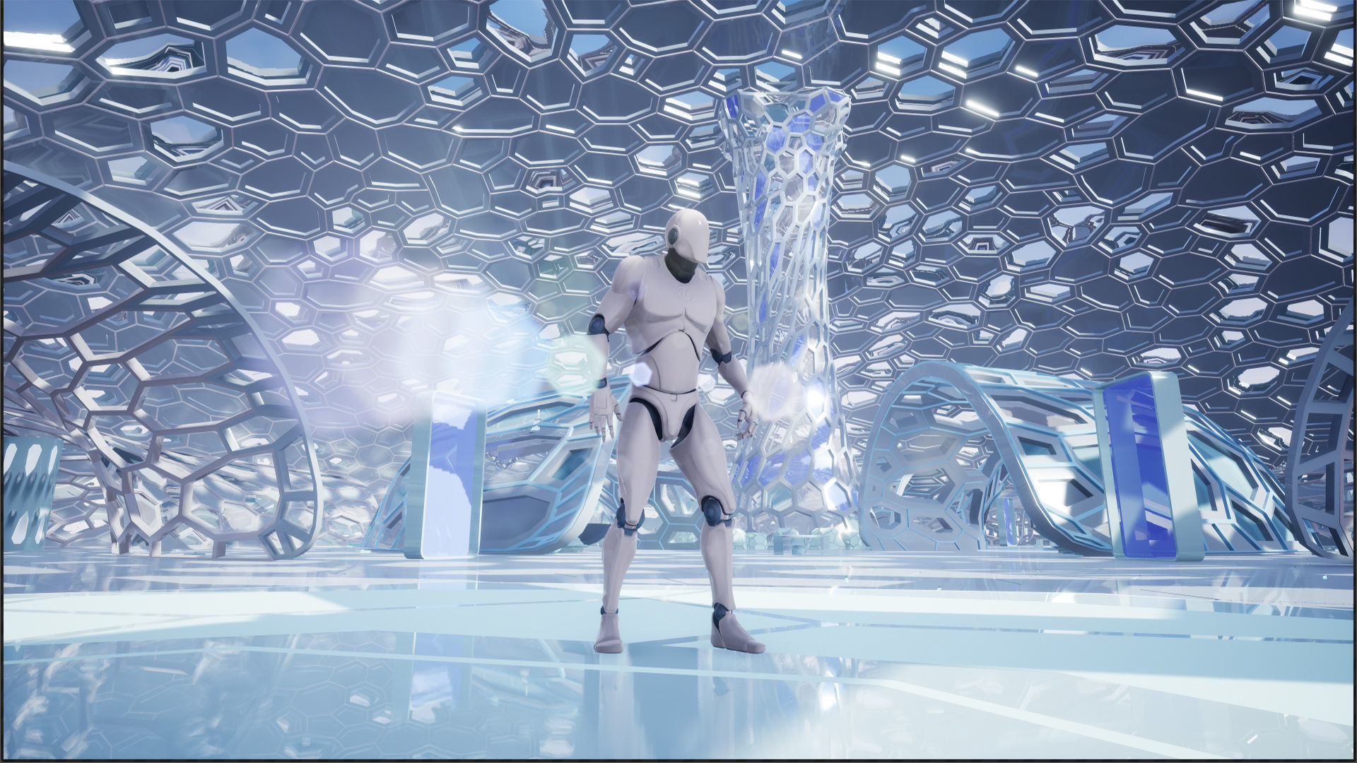 Concept Exhibition Hall 3D model_2