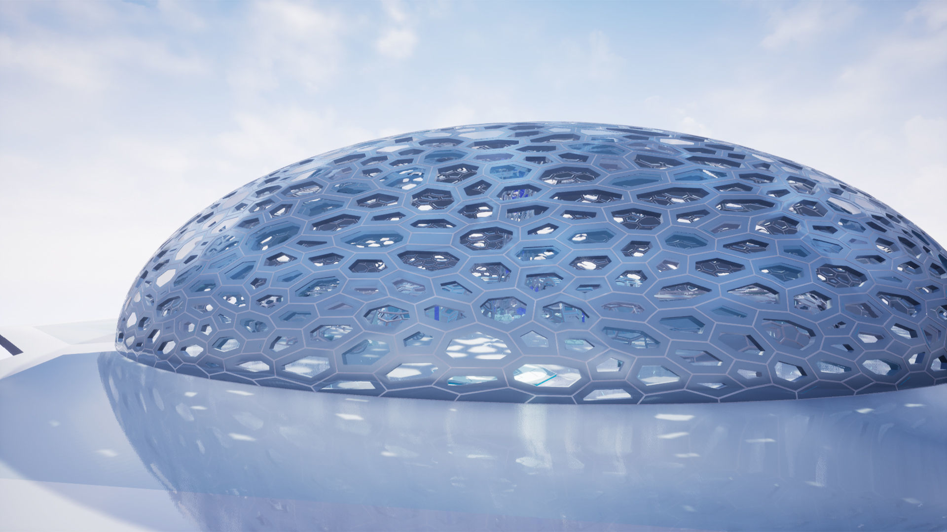 Concept Exhibition Hall 3D model_9