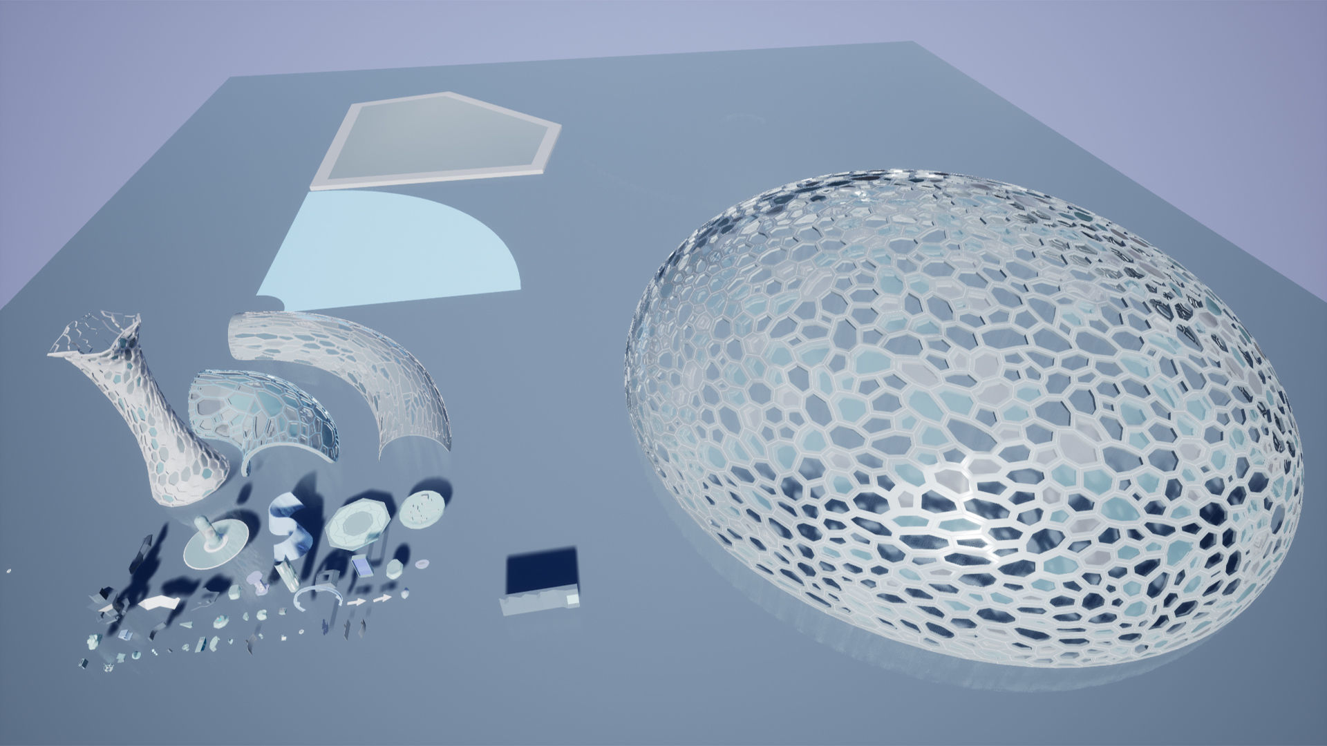 Concept Exhibition Hall 3D model_21