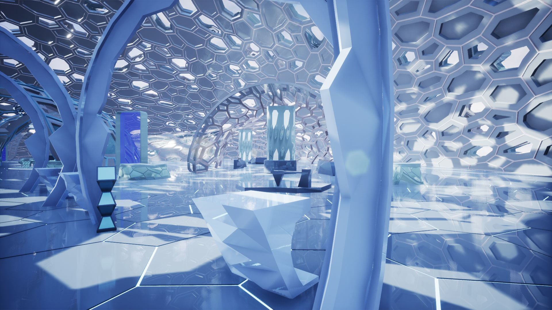 Concept Exhibition Hall 3D model_14