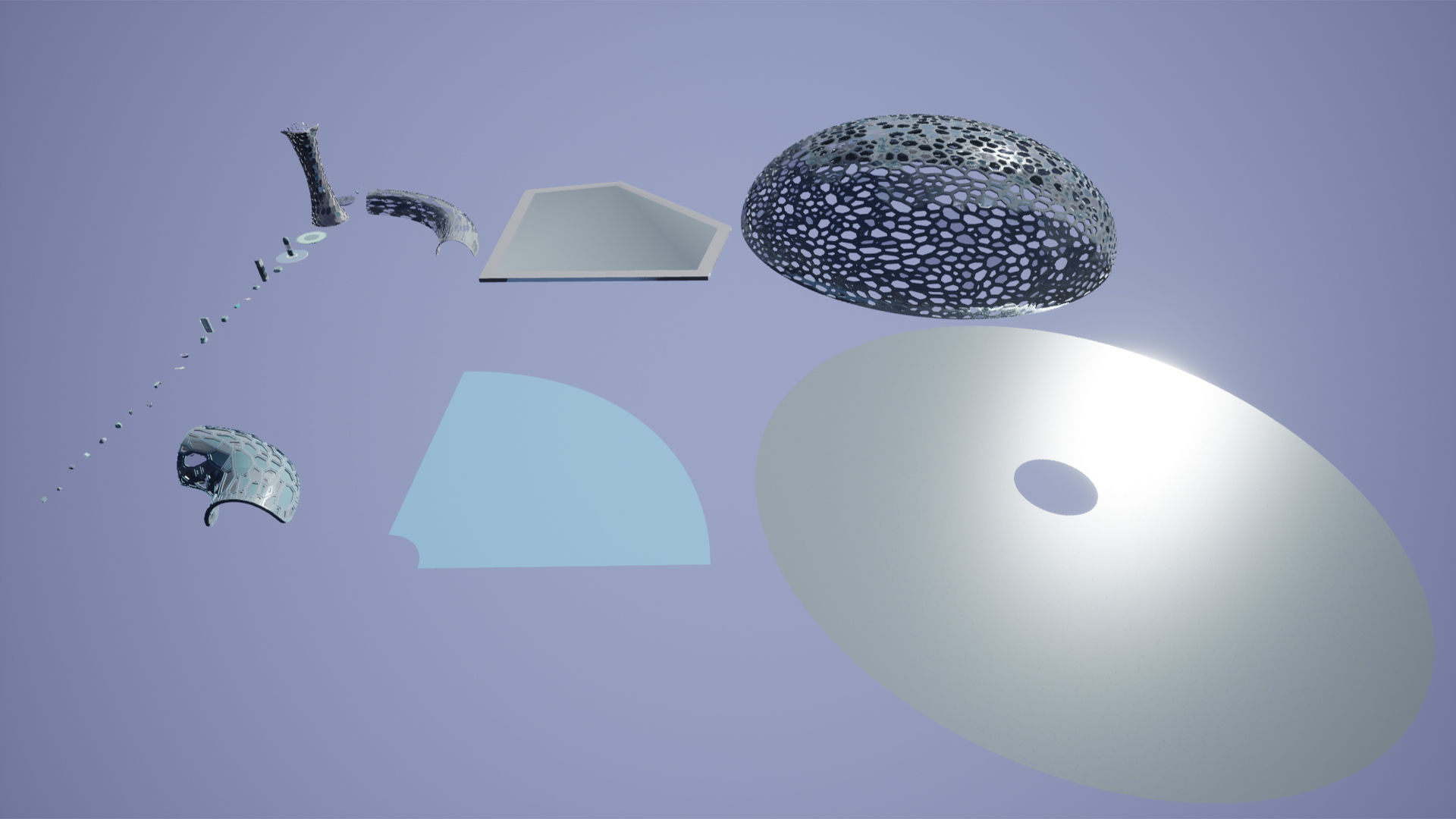 Concept Exhibition Hall 3D model_19