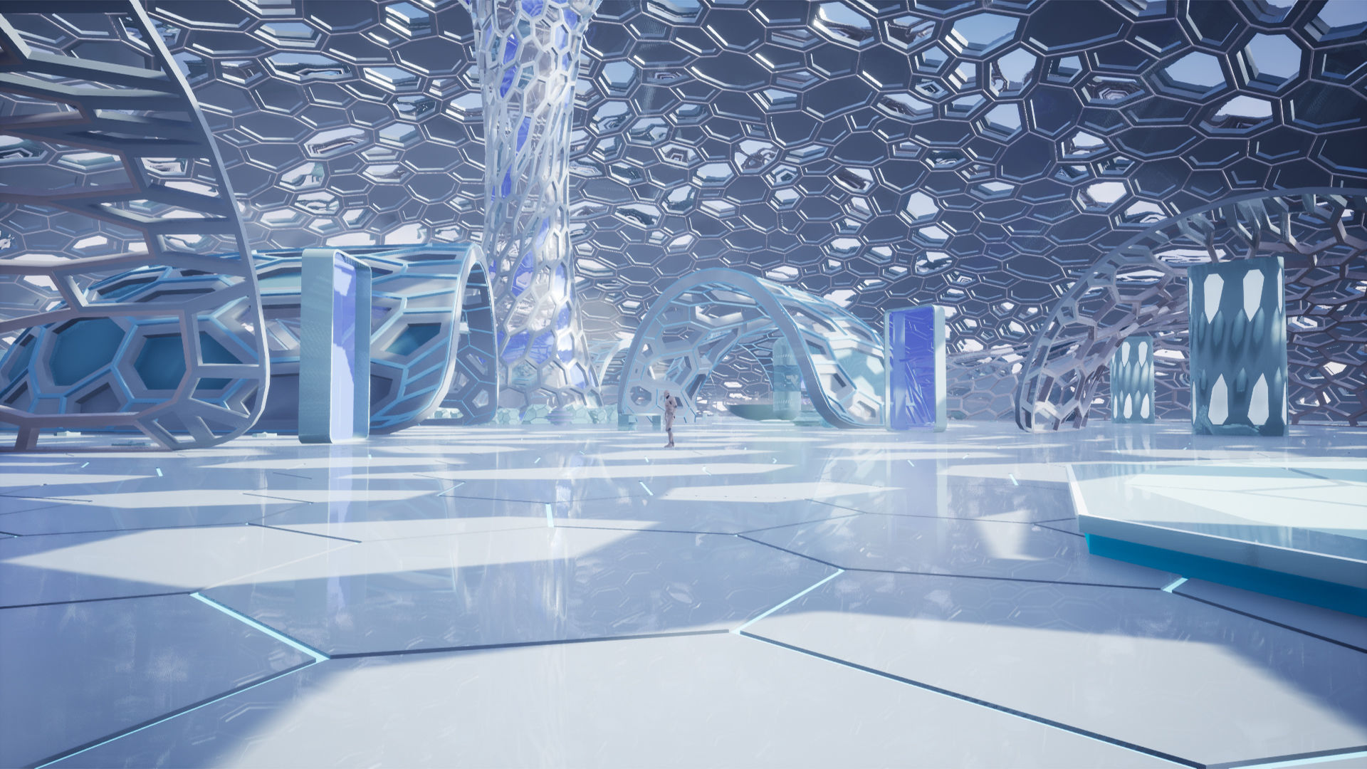 Concept Exhibition Hall 3D model_11